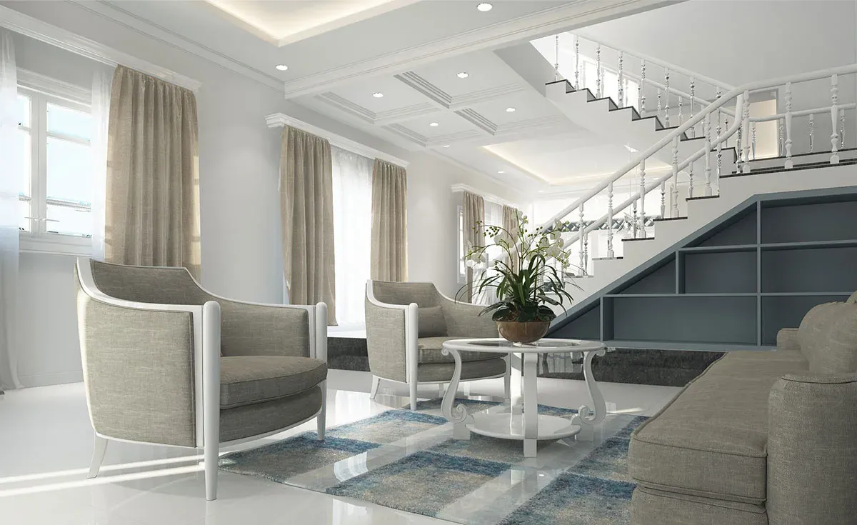 Living Areas, Including Hallways and Stairs cleaning